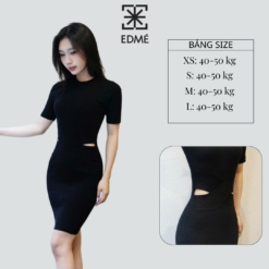 đầm nữ cắt eo